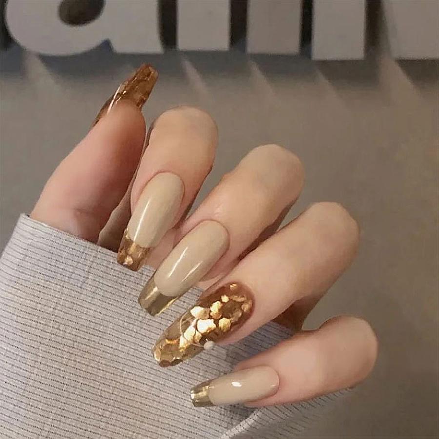 6 Colors Nail Art Mica Flakes Set, Irregular Metallic Gloss Mineral Slices, Shiny Nail Glitter Sequins for Nail Art Decoration
