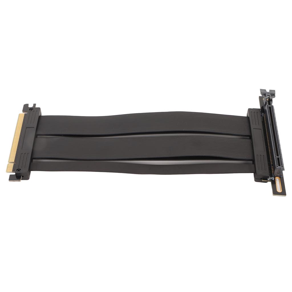 Graphics Card Extension Cable PCIE 4.0 X16 Riser Cable 90 Degree High Speed Flexible Riser Cable for PCIE 3.0