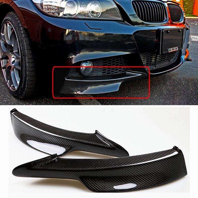 Спойлер переднего бампера из углеродного волокна для BMW E90 E91 328i 325i LCI M-Tech
