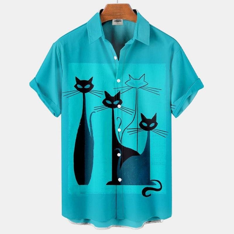 New men's large-size 1D shirt, the source of the hot-selling series 1D digital printed Hawaiian shirt