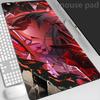 Anime Arlecchino Mouse Pad Large NonSlip Gaming Desk Mat Laptop Keyboard Tray Office Pc Genshin Impact Rubber Black
