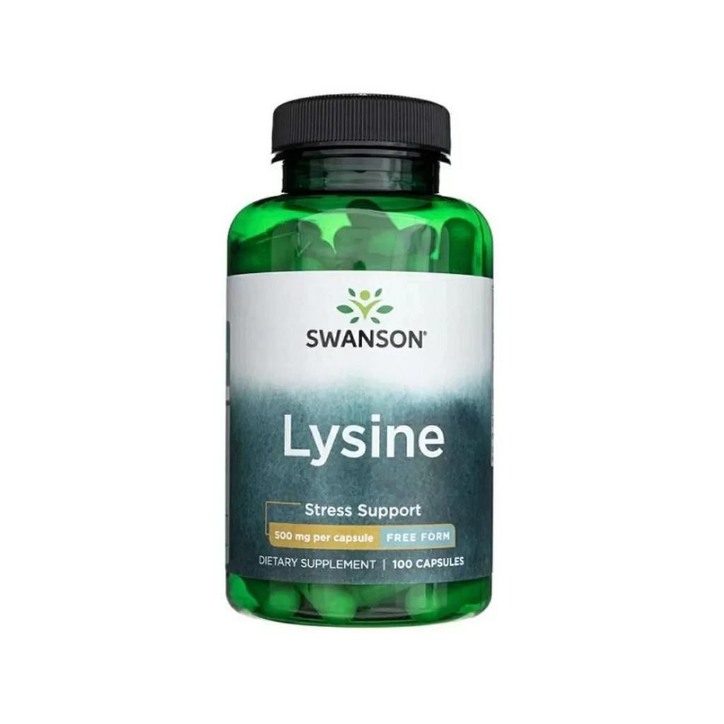 Lysine, 500mg Free-Form - 100 caps