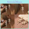 Fashionable 2023 Gold Plated Geometric Tassel Earrings With Pearl For Women