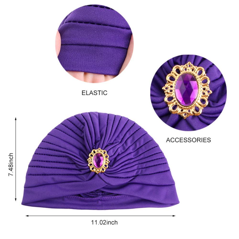 Twist Accessory Indian Hat Headbands Turban Hat Casual Chemotherapy Cap  Women