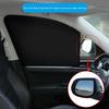 Car Magnetic Sun Shade Cover Side Window Sunshade UV Protection Black Curtain Mesh Full Blackout Film Insulation Covers