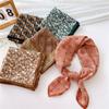 Cotton And Linen Small Square Scarf Silk Scarf Women'S Spring And Autumn New Style Artistic And Versatile Fashionable Temperament Headband Scarf
