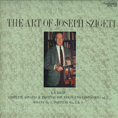 Виниловая пластинка JOSEPH SZIGETI Искусство Сигетти Бах Полное издание SRM5091 VANGUARD Япония Классика Б/у