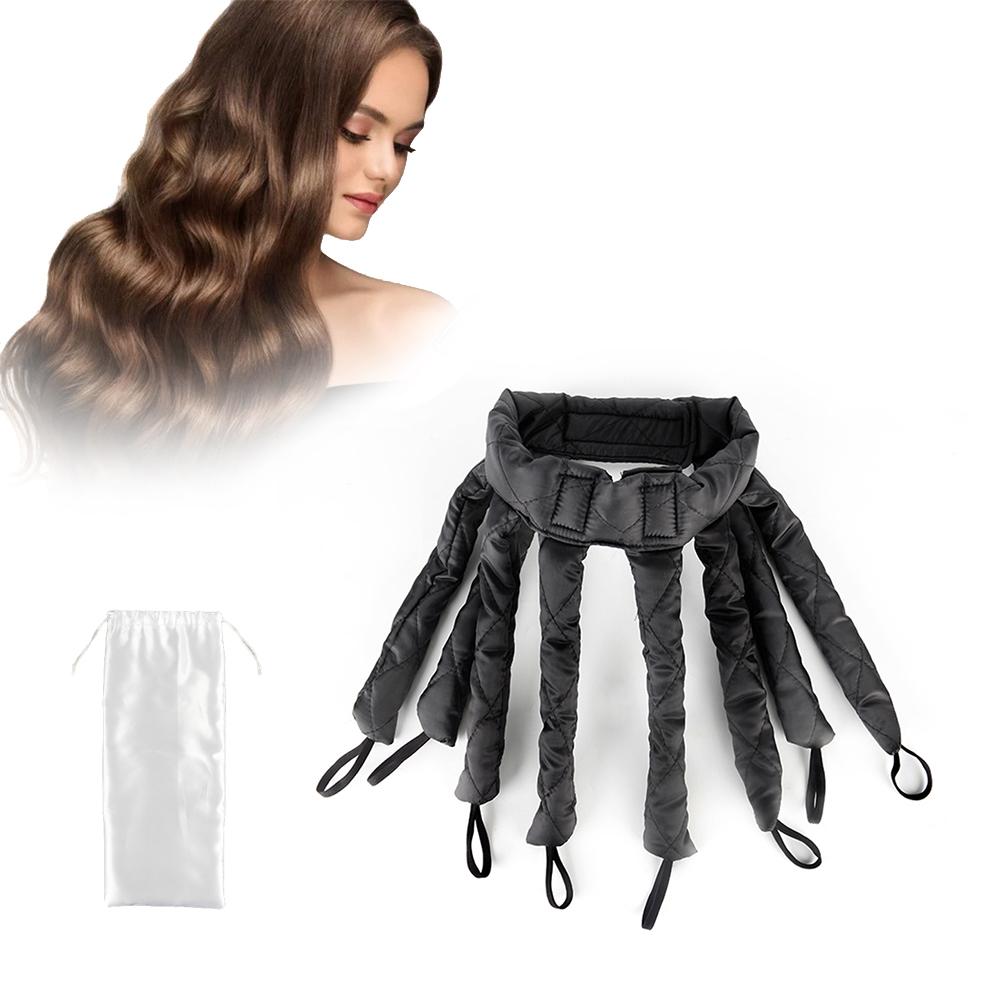 Бигуди для волос без нагрева в форме осьминога для женщин и девочек, бигуди для завивки волос, повязка на голову для дома