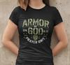 Faith Jeus Is King Christ Soldier Army God Womens T-Shirt Tailored Cotton