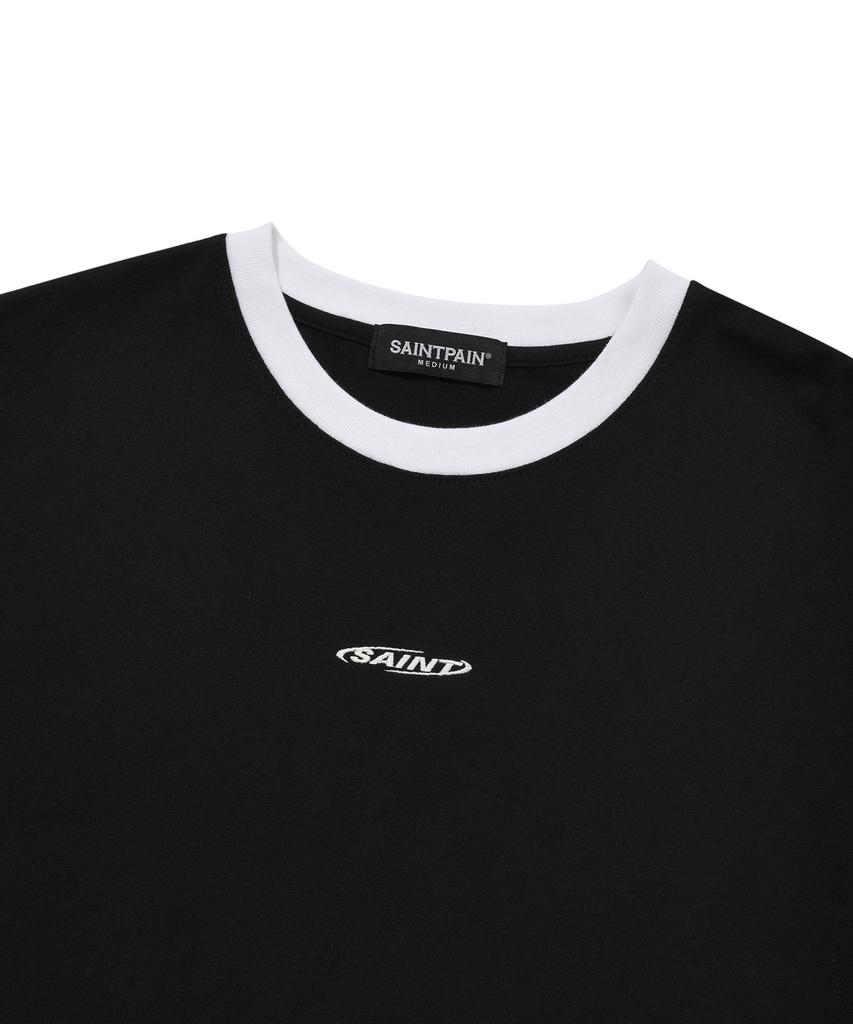 SAINTPAIN Sp Circle Logo Line Long Sleeve - Black