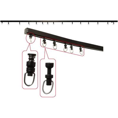 Aluminum Curtain Rail 800L Set of 2 Adjustable Length Home Decor