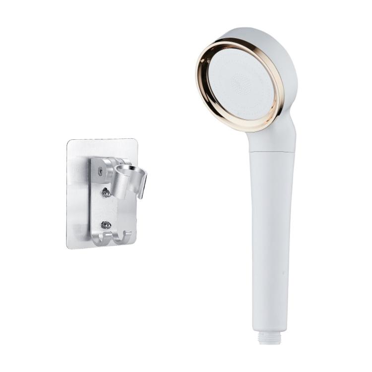 Spot White Gold Modern Eco-Friendly Removable Washable PP Filter Handheld Shower Ionic Shower Head Bathroom Faucet Accessories