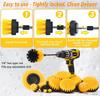 Industrial Grade Multi-Purpose Abrasive Power Scrubber Cleaning Kit Customizable  Nylon Drill Brush Bristle Length 1
