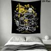 Tang Clan Wall Tapestry Aesthetic Wall Hanging Printed Fabric Blanket Decorative Tapestries for Bedroom Living Room Home Decor
