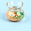 Dollhouse Mini Fish Tank Diy Resin Transparent Goldfish Tanks Miniature Decor