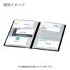 KOKUYO File Card Holder Novita Slim 60 Sheets 360 People Accommodation Black Mei-N136D