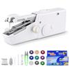 Ручная швейная машинка Мини электрическая швейная машинка Ручная маленькая портативная комплект принадлежностей Простая в использовании Быстрый ремонт Подходит для разных