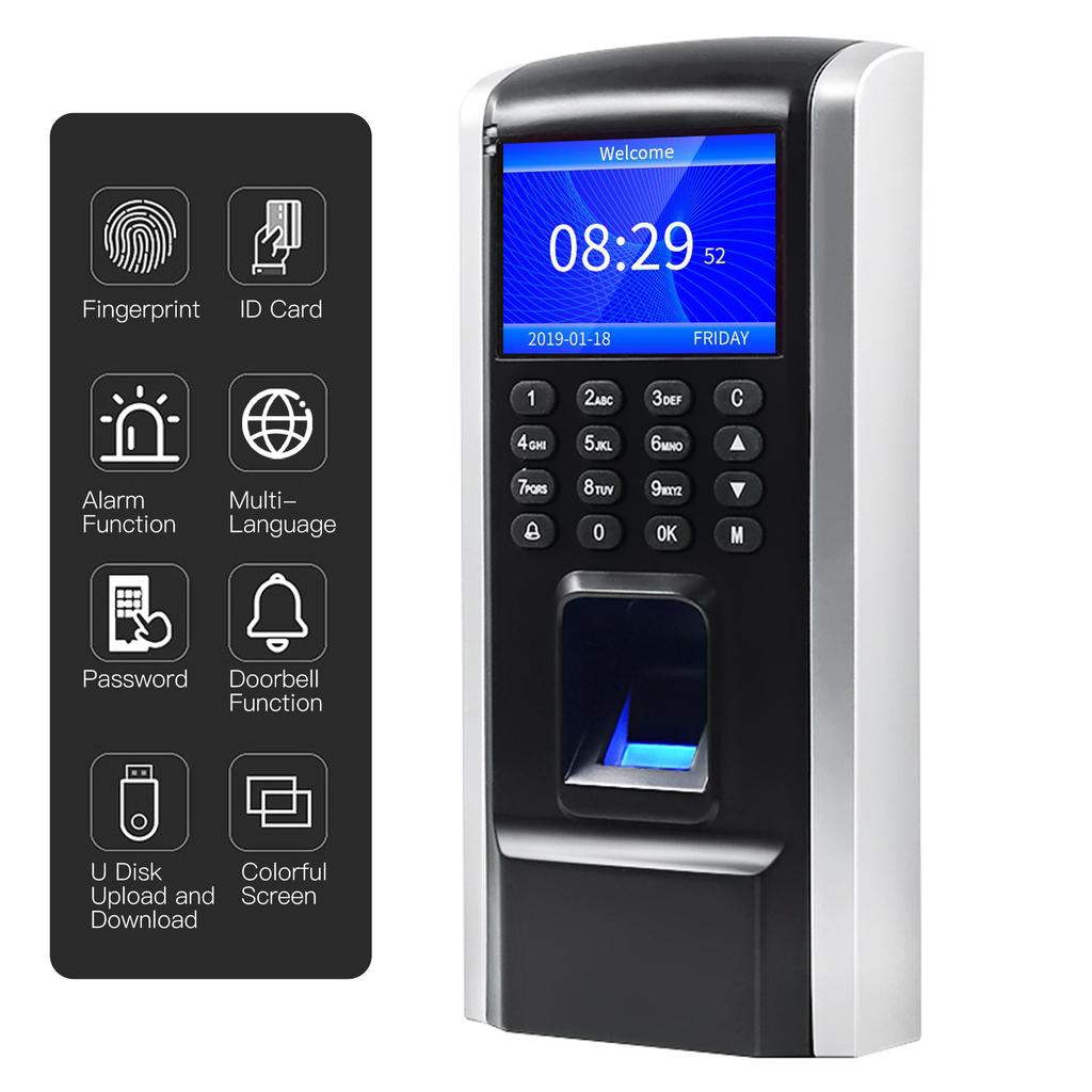 Контроль доступа по отпечаткам пальцев. Машина учета рабочего времени. Биометрические часы. Регистрация сотрудников.