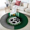 Maccabi Haifa pattern round rug,Carpet Rug for Living Room Bedroom Playroom ,Non-slip Floor Mat,Holiday Gifts and Birthday Gifts.