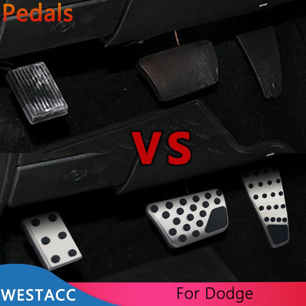 Stainless Steel Car Accelerator Brake Pedals Pedal Cover for Dodge Ram 1500 Classic 2500 3500 4500 5500 2009 -