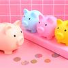 Pig Shape Money Box Reusable Money Saving Box Money Storage Bank  for Helps The Habit of Saving