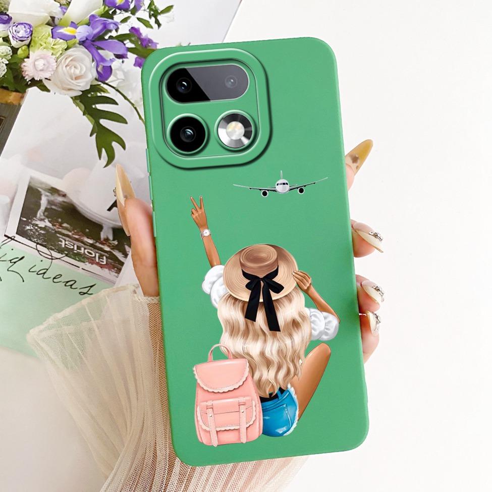 Для Realme 16 Pro Чехол Силиконовый Роскошный Модный Кавайный Милый Расписной Ударопрочный Чехол Для Телефона Для Realme RMX5121 RMX5120