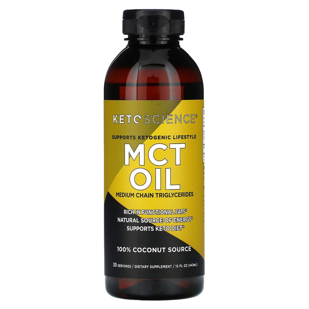 Keto Science, Масло MCT, 15 жидких унций (443 мл)