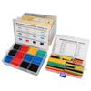 Набор термоусадочных трубок 164 шт., разноцветный, для изоляции и соединения проводов