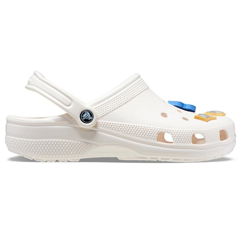 Glory of Kings X Crocs Classic Clog EVA Co-branded Hole Shoes Unisex White and Blue Mandarin Ducks Swan Dream Xiao Qiao