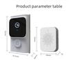 Умный видеодомофон, беспроводной дверной звонок с камерой WiFi, ночным видением HD, двусторонней аудиосвязью, датчиком движения, работающий от аккумуляторной батареи дверной звонок