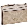 Travel Card Sleeve CW870 [Coach] Beige/White [Item]