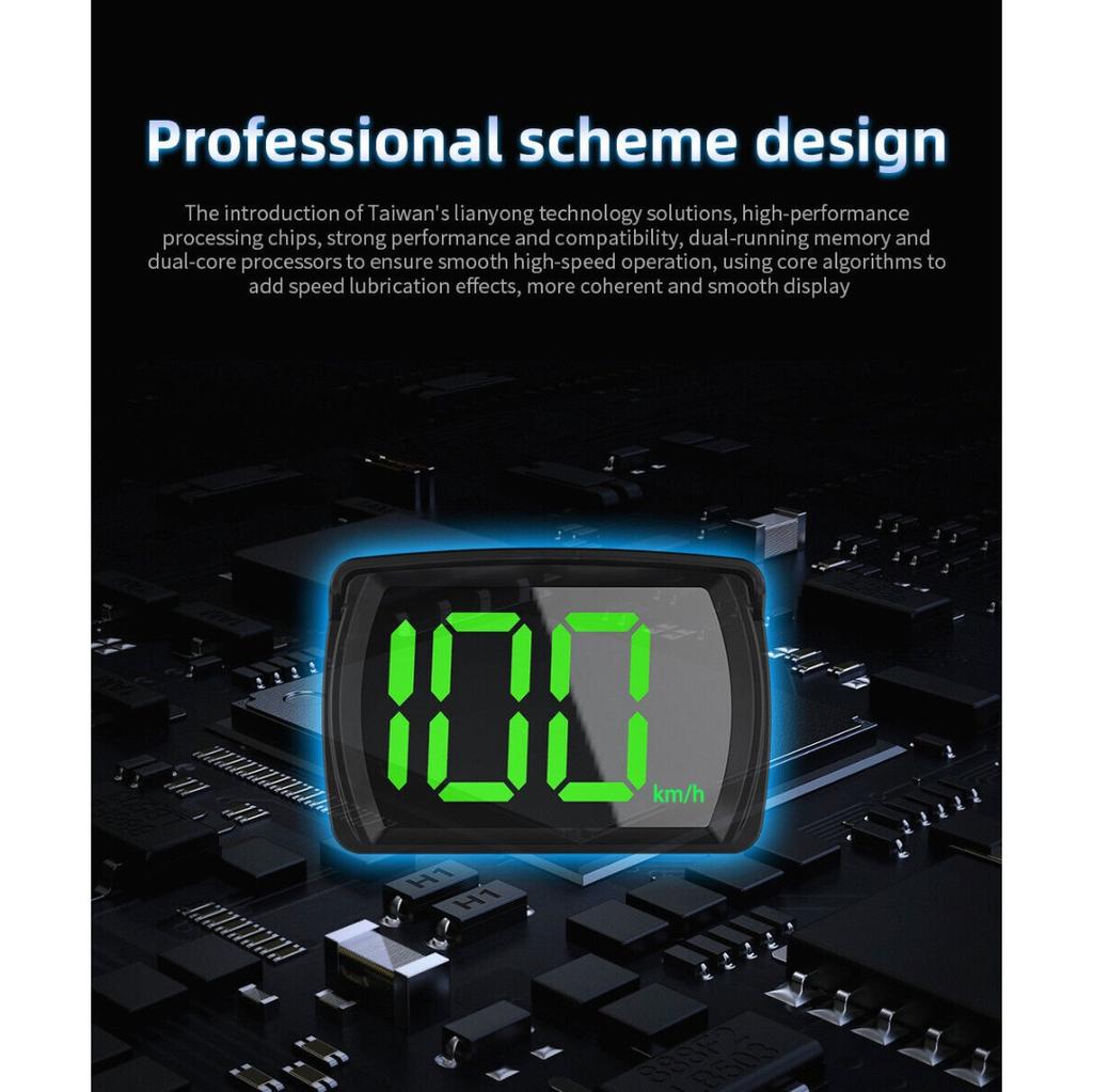 Автомобильная электроника KMH Универсальный HUD GPS Проекционный дисплей Спидометр Одометр Автомобильный цифровой скорость MPH HD Спутниковый велосиметр