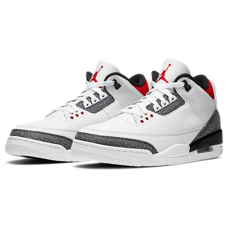 Air Jordan 3 SE-T Fire Red Japan Exclusive Men кроссовки White Black CZ6433-100