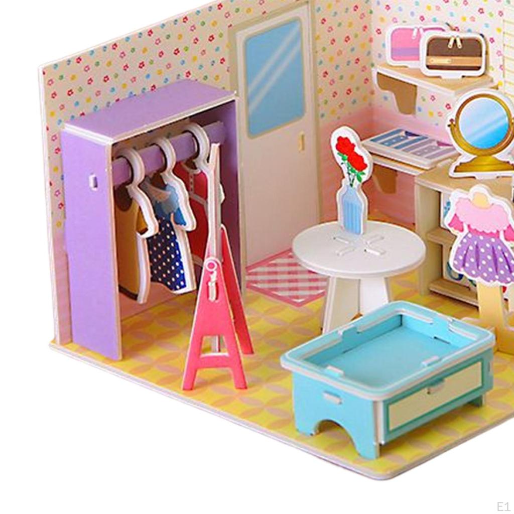 Модели зданий DIY Наборы Бумага и Пенопласт, Творческое Хобби, 3D Пазлы Игрушки для Детей,