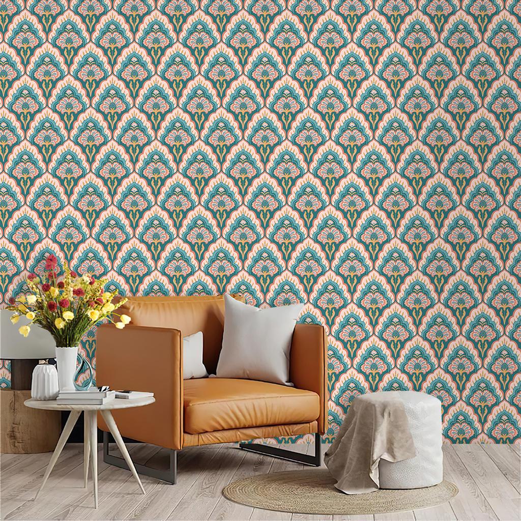 Бохо Обои Домашний Декор Наклейка и Отклейка Кухонная Контактная Бумага Съемные Цветы Обои для Стен Ванная