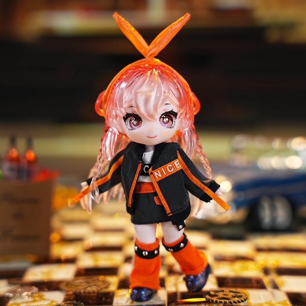 Кукла BJD ICY Fortune Days 13 см - Набор куклы в стиле аниме, Идеально подходит для подарков, украшения, упражнений «сделай сам» и коллекционирования, Кукла для девочки 8+