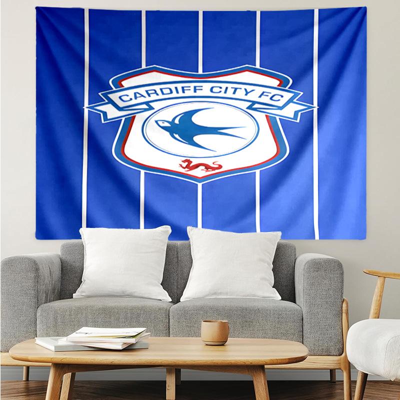 Card-iff Fc Crest Printed Printed Tapestry, for Bedroom,Livingroom, dormitory, Large Wall Decor, Fabric Decor Fan Birthday Gifts