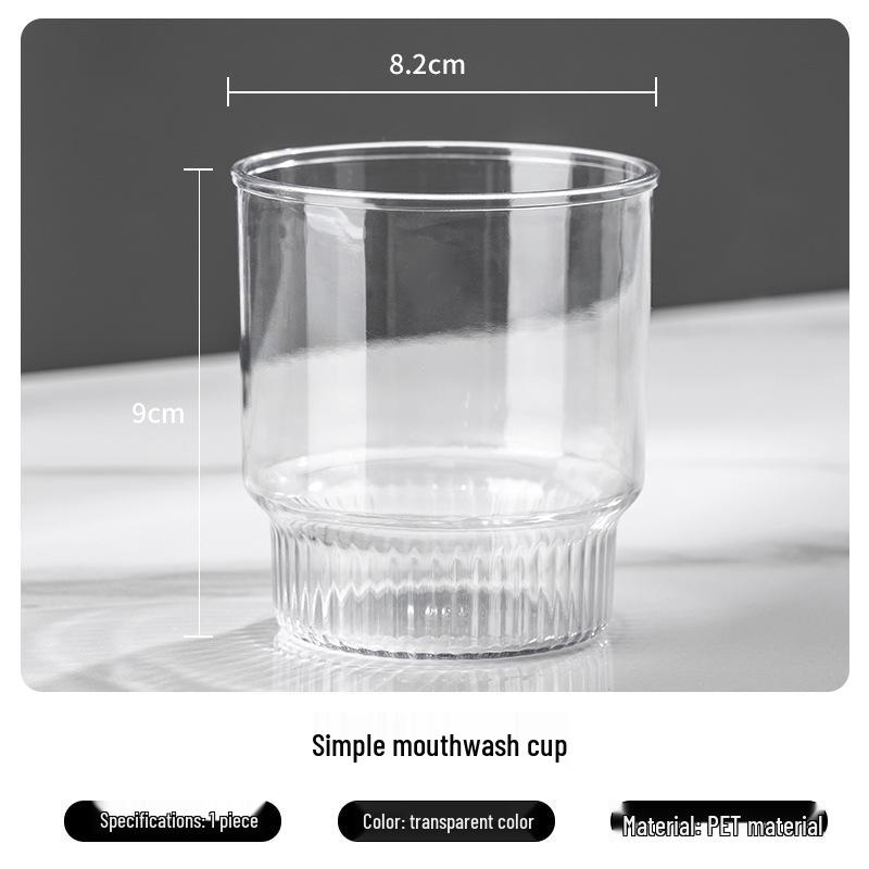 Настенный набор для ванной без сверления: Подставка для зубных щеток и стакан для полоскания рта