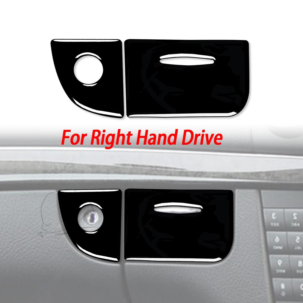 For Benz B Class W245 2005-2011 Real Carbon Fiber CD Control Panel Trim Cover Car Interior Accessories Decorative Sticker