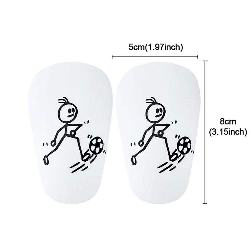 Loogdeel Mini Shin Pads Износостойкие амортизирующие щитки для голени для тренировок по футболу Футбольные тренировочные щитки для голени