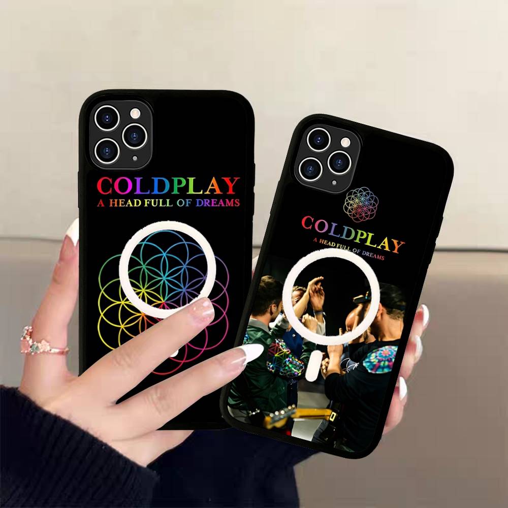 Известная Популярная Рок-группа C-coldplayS Магнитный Беспроводной Чехол для Телефона Для IPhone 17 16 15 14 Plus 13 12 11 Pro Max
