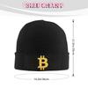 Шапки с принтом Bitcoin для водителей грузовиков, унисекс, эластичная вязаная шапка, зимние теплые шапки-бини, головные повязки, дорожная кепка, шапки-бини