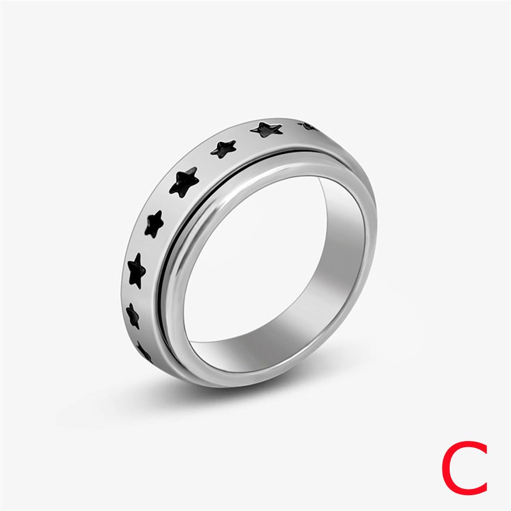 Антистрессовый байкерский спиннер из нержавеющей стали, вращающиеся тревожные кольца в стиле панк, кольца для спиннеров