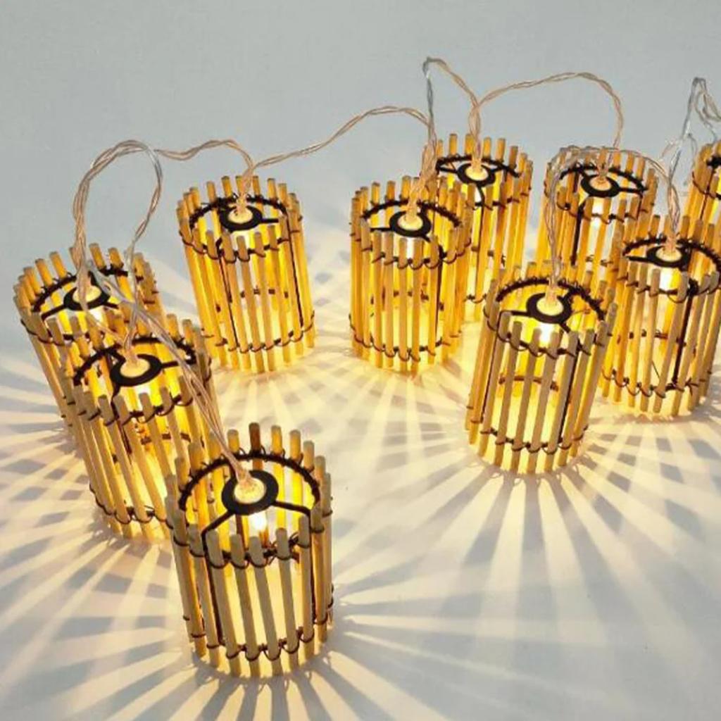 Новый абажур из бамбука, подвесной светильник, чехлы, аксессуары, декоративные подвесные светильники для маленькой спальни