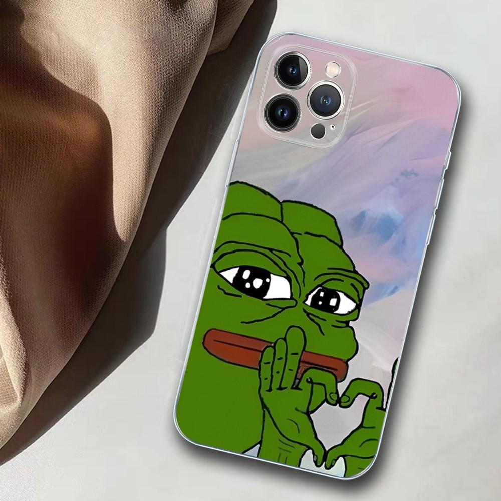 Sad Pepe The Frog Phone Case For iPhone 14 11 12 13 Mini Pro XS Max Cover 6 7 8 Plus X XR SE 2020 Funda Shell