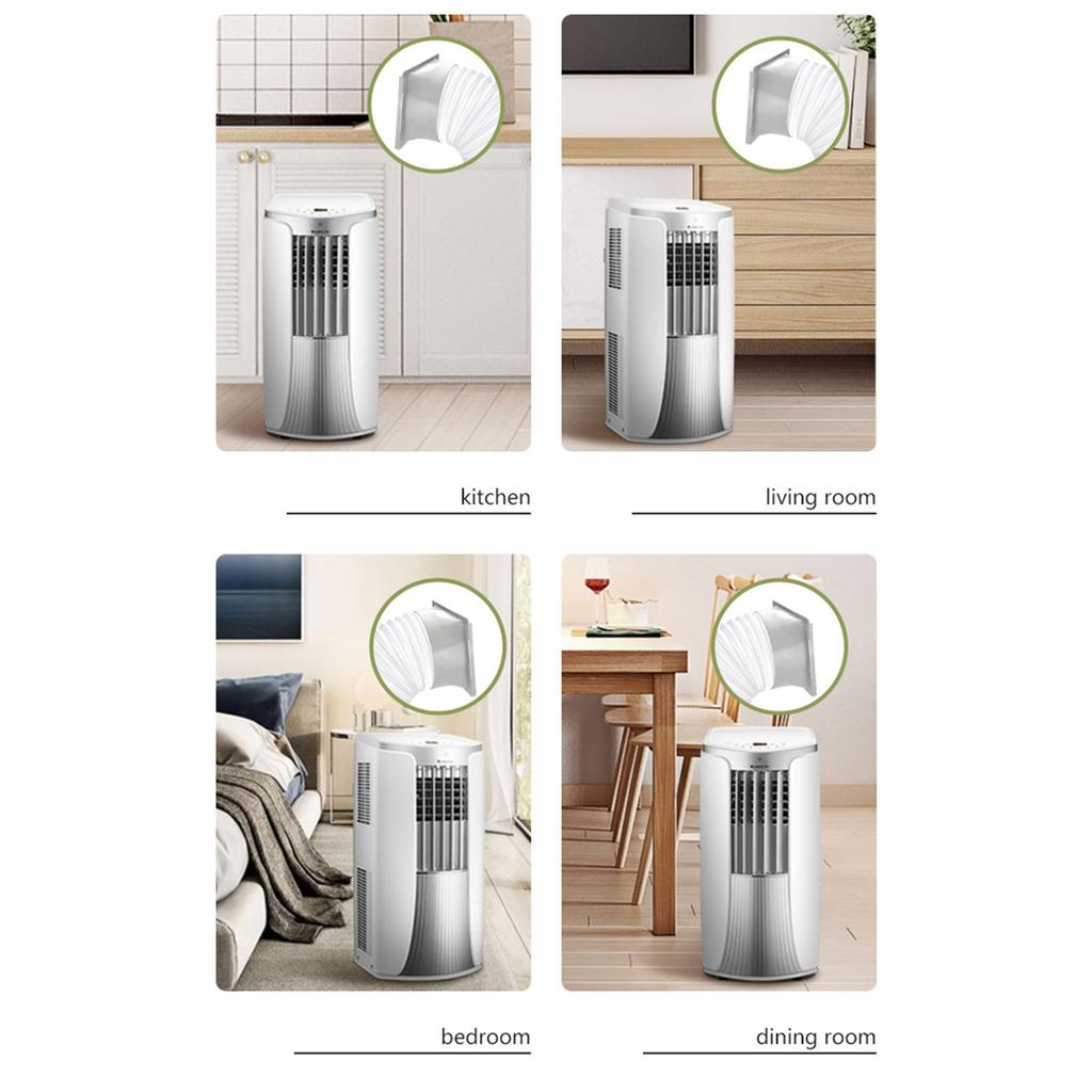 Mobile Air Condition Exhaust Hose Coupler Duct Pipe Interface Portable Window Vent Adapter Extender Connector Spare Part