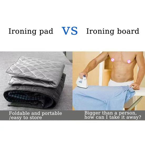 Ironing Board Cover Heat Resistant 200 Degrees Celsius Ironing Pad Foldable Compact