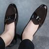 Pointed Casual Leather Shoes Buckle Versatile Personality Small Leather Shoes Men Fashion
