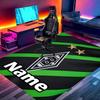 Custom Name Personalized Borussia Monchengladbach Print Carpet, Versatile Home Decor Rug, for Playroom, Apartment, Balcony, Entryway, Hallway Gift