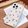 Cherry Bowknot Phone Case for Apple 17 Pro Max/iPhone 16-13 Pro Series